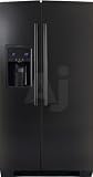 Review Electrolux  / Electrolux EW23SS65HB 22.5 cu. ft. Side-by-Side Refrigerator with 3 Luxury-Design Glass Shelves, Luxury-Glide Humidity-Controlled Crispers, Chill Zone Drawer, Exterior Ice/Water Dispenser, Luxury Lighting and Wave-Touch Controls: Black