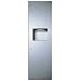 Bobrick 39003 TrimLineSeries Stainless Steel Recessed Paper Towel Dispenser and Waste Receptacle, Satin Finish, 17-3/16" Width x 56" Height x 7-5/8" Depth