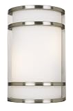 Bay View Collection 12 High Steel Finish Outdoor Wall Light