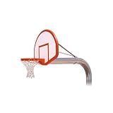 First Team Tyrant Flight In-Ground Basketball Hoop with 54 Inch Fiberglass Backboard