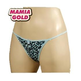 Mamia Sexy Leopard G String Thong Panties