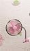 Deco Breeze Colored Gooseneck Bendy Clip-On Fan in Pink