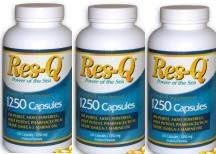 Res-Q 1250 - highest grade EPA & DHA, essential omega-3 fatty acids on the market today ~ 3 - 200 Capsule Bottles