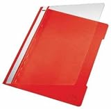 Leitz 4191-25 Schnellhefter A4 rot Plastik