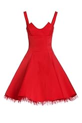 Fit-and-Flare Spring Summer Cotton/Polyester  Dress