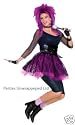 80s Pop Star Madge Fancy Dress Costume 5 pc Size 10-14