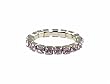 Toe Ring - T12 - Crystal Band ~ Violet (Purple)