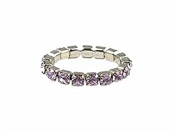 Toe Ring - T12 - Crystal Band ~ Violet (Purple)