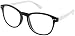 Akshaj Full Rim Square Transparent Black and White Unisex Spectacle Frame Shades RS.379.00