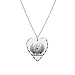 Necklace Heart Charm US Custom Choppers Iron Cross Hat and Engine