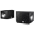 KEF iQ8DS 2-Way Dipole Surround Speakers (Black Ash)