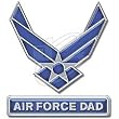 Air Force~dad Emblem Adult T-Shirt