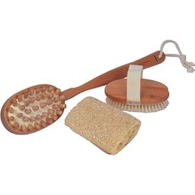 Kingsley Bath Brush /Massage /Loofah Combo