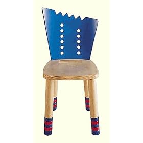 Haba Scribbelino Chair Blue Back by Haba