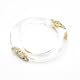 Gold Woven Crystal Bracelet by Alexis Bittar