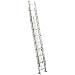 Werner D1228-2 225-Pound Duty Rating Aluminum Flat D-Rung Extension Ladder, 28-Foot