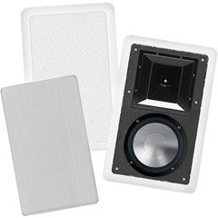 BIC America FH6-W 6.5-Inch 150-Watt 2-Way In-Wall Speakers with Mid/High Frequency Horns