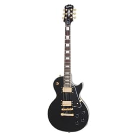Epiphone LP Custom Les Paul Collection Electric Guitar, Ebony