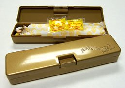 Original Tampon Case and Wipes - Metallic Gold