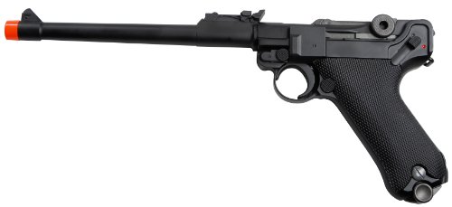 TSD Tactical/WE SDWEL08ARB Airsoft Full Metal P08 Gas Blowback
