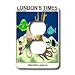 Londons Times Fish Fishing Deep Beneath Cartoons - Down On Squid Roe - Light Switch C...