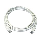 USB 2.0 Cable, A Female To A Male, Beige, 10ft