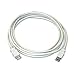 USB 2.0 Cable, A Female To A Male, Beige, 10ft