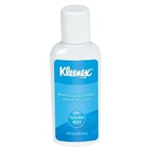 Kimberly-Clark Kleenex 93050 Fruity Cucumber Fragrance Moisturizing Instant Hand Sanitizer, 2oz Bottle, White (Case of 24)