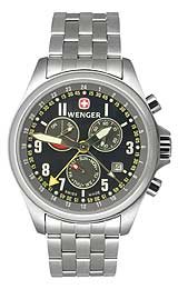 Wenger Men's 72756 TerraGraph Dual Time Power Reserve Alarm Swiss Watch