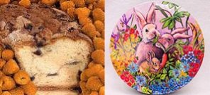 Golden Raspberry 10 Coffee Cake (Easter Gift Tin) by Coffee Cake
