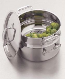 All-Clad 3-Piece Stainless Steel Steamer Set by All-Clad