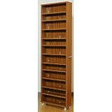 JKプラン すきま収納庫 1cmピッチすき間収納庫 ブラウン奥行59.5cm yh-101