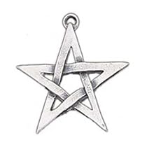 Small Pentagram Pendant Sterling Silver