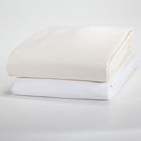 Leggett & Platt Home Textiles QH0284 Flat Fitted Full Extra Long Pillow Case, White, Set of 2