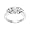 Classy! 14k White-gold Women's Three Stone 1 3/4CT TW Moissanite Anniversary Band Size 6