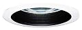 Halo 406BA 6-Inch Black Baffle with White Trim