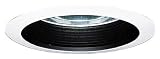 Halo 406BA 6-Inch Black Baffle with White Trim