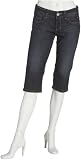 Vigoss Junior's 5 Pocket Cropped Jean with Rhinestone Back Pocket, Dark Wash, 29