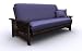 Rhodes Wood Metal Futon Frame Full - Espresso