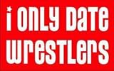 I ONLY DATE WRESTLERS Long Sleeve Mock T-Shirt
