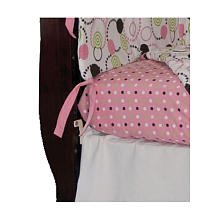 Alli Taylor Circle Time Pink Fitted Sheet in Pink Dot product image