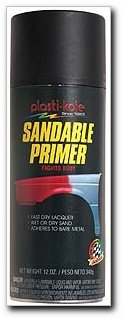 Plastikote Sandable Primer 12 oz. can Black