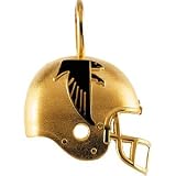 Elegant and Stylish 21.25 X 21.00 MM Atlanta Falcons Helmet Pendant with Enamel in 14K Yellow Gold, 100% Satisfaction Guaranteed.