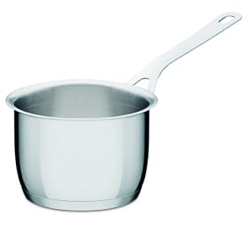 A di Alessi Pots&Pans Saucepan, Stainless Steel, 14 cm (AJM105/14)