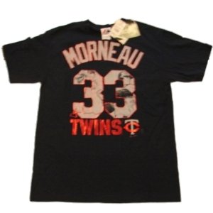 Justin Morneau Minnesota Twins T-Shirt Majestic (M)