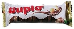 Duplo Whole Hazelnuts Covered in Wafer and Chocolate, 26g