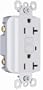 Pass & Seymour 2095W TradeMaster 20 Amp 125-Volt AC GFCI Duplex Receptacle, White