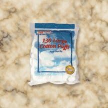 Preferred Plus Cotton balls, 100 Percent cotton, non sterile of large size - 130 ea