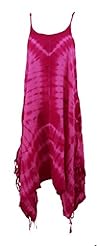 Rayon Tie Dye Print Spaghetti Strap  Dress