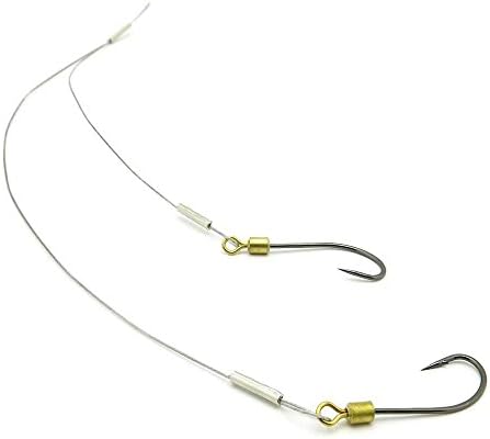 5 Pieces Test 18kg Double Line Hooks ID007-17 Swivel Fishing Tackle Fly Rings Coast Lock Snap Solid Ring Rolling Coastlock Sea Hooks Lures Ball Bearing Peche Pivot